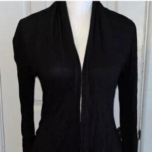 Ambiance Apparel black lacy back Cover Up MEDIUM